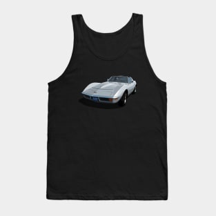 1970 Corvette Stingray in Cortez Silver Tank Top